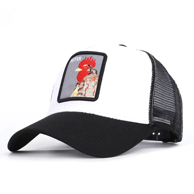 Chic Animal Stitch Baseball Cap