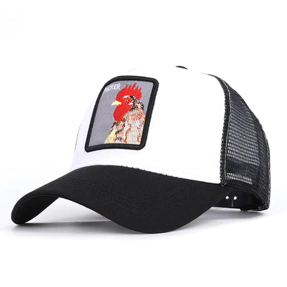 Chic Animal Stitch Baseball Cap