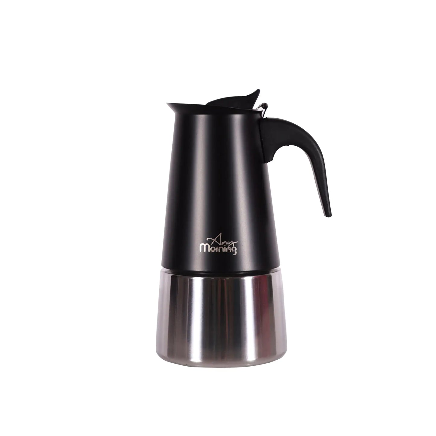Morning Brew Stainless Steel Espresso Maker, 300ml