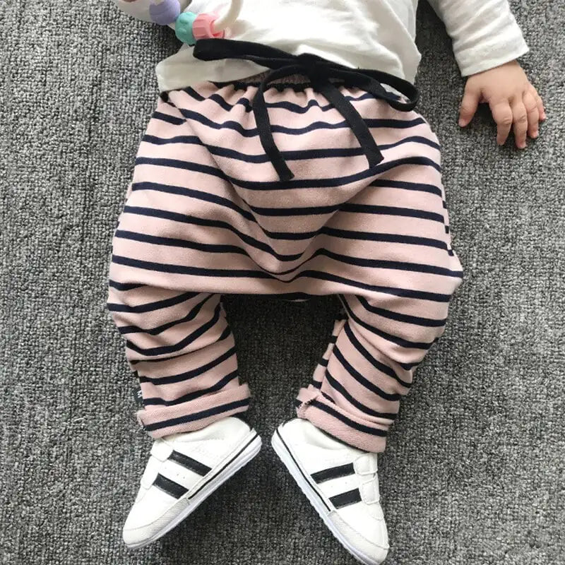 Chic Striped Harem Trousers