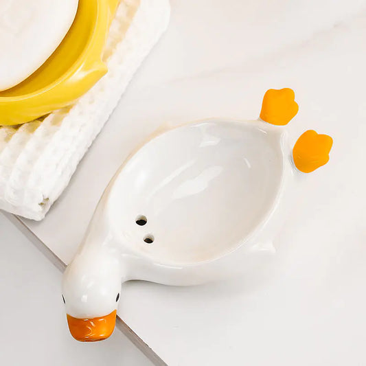 Chic Duck Ceramic Soap Holder