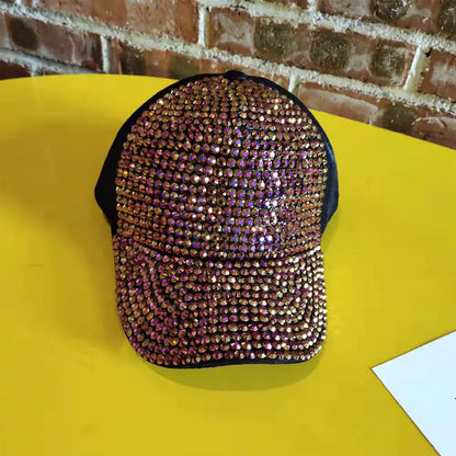 Women's Baseball Cap with Rhinestones