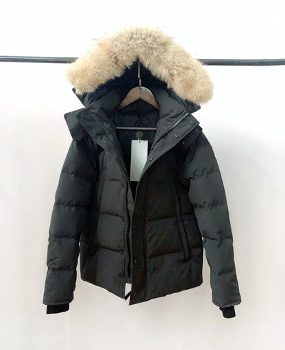 Canadian Style Warm White Goose Down Jacket (Autumn/Winter)