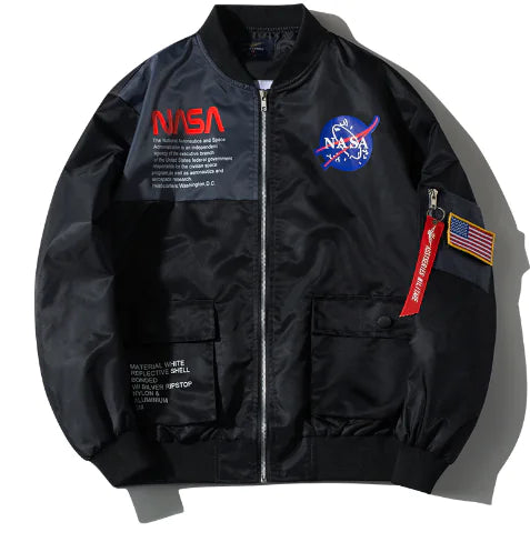 Men's Casual Jacket - Loose Fit Cotton Baseball Coat