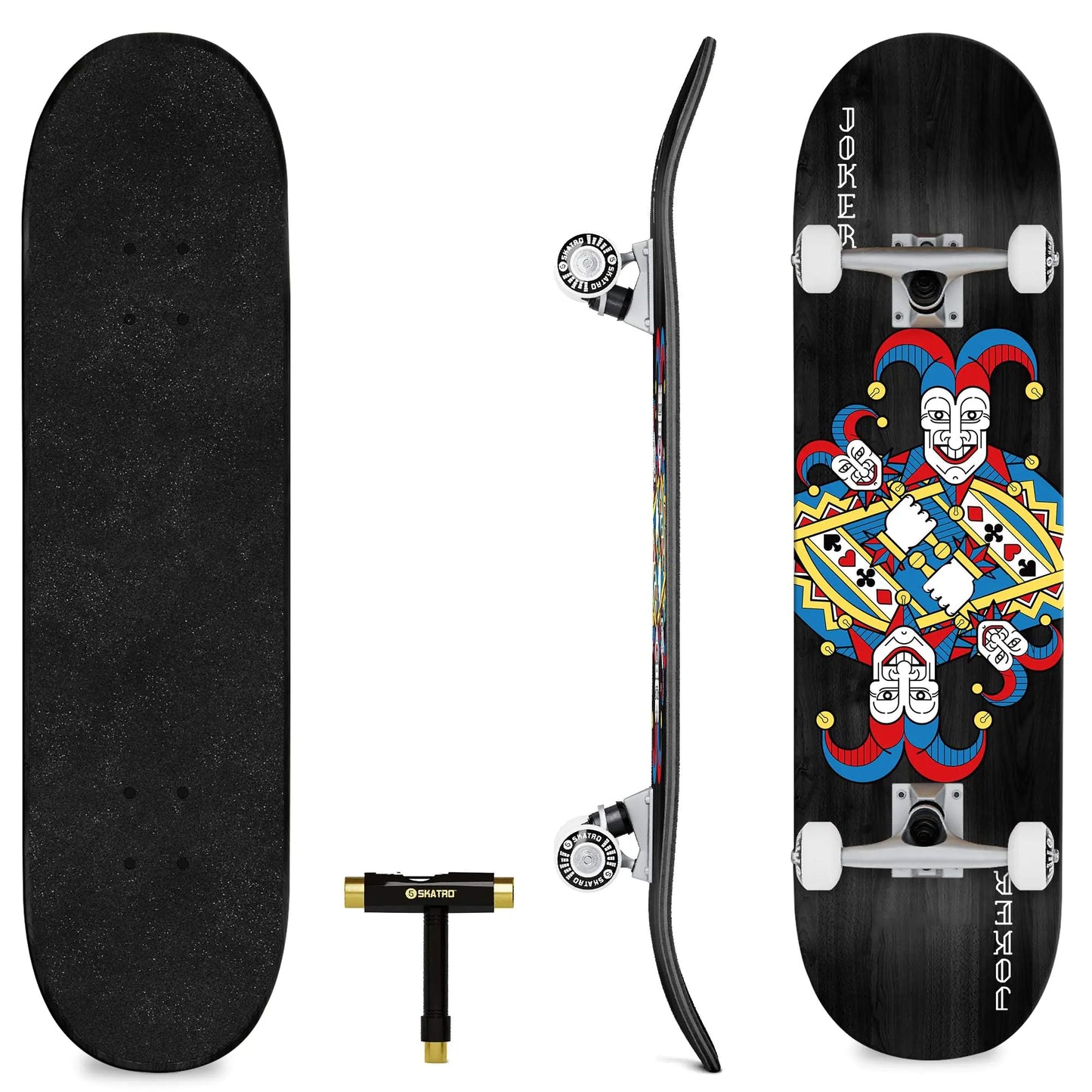 SKATRO - 31" Complete Skateboard. - All Ages