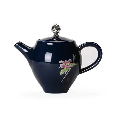 Elegant Blue Ceramic Tea Brewer