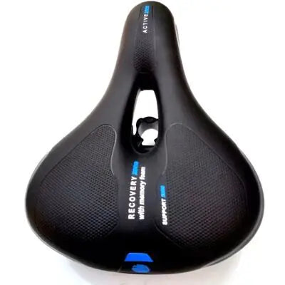 Comfortable Wide Mountain Bike Seat with Taillight