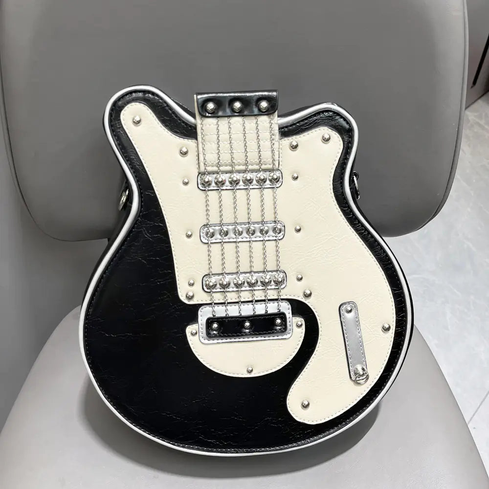 Women's Guitar-Shaped Shoulder Bag