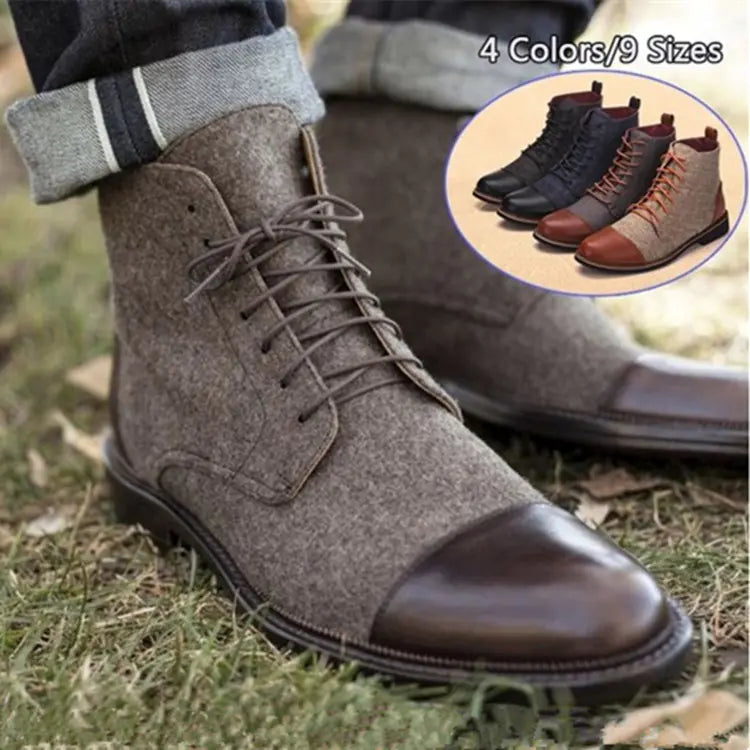 Men's Leather Martin Boots
