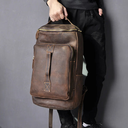 Men's Retro Large Capacity Backpack