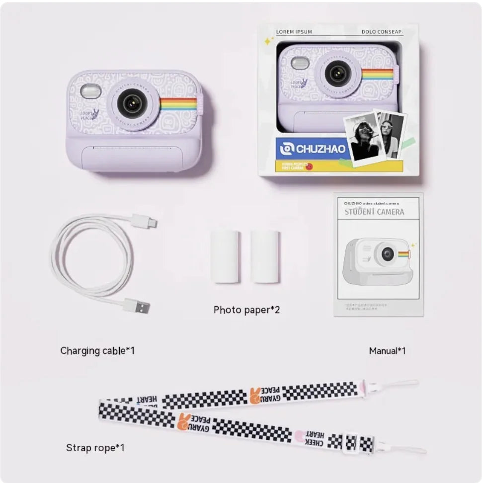 Kid's Printable Polaroid-Style Camera - Ideal Gift