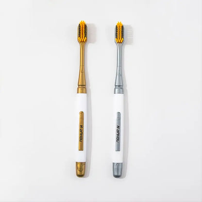 2pcs Soft-Bristled Toothbrush with Wide Brush Head