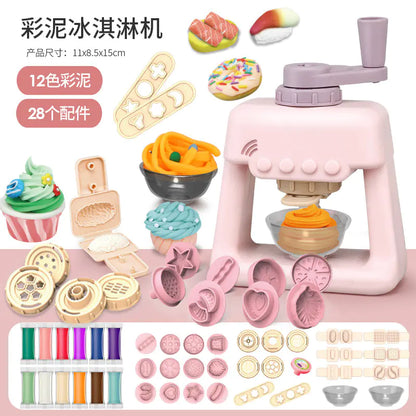 DIY Creative Kids Clay Noodle Make and Molding Set