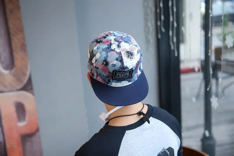 Hip Hop Floral Snapback Cap