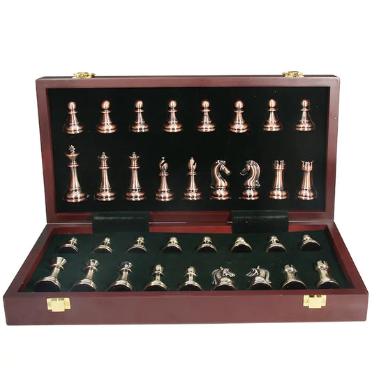 Elite Chess Set with Portable Board