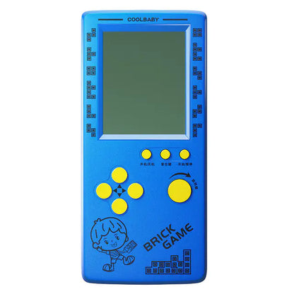 Handheld Game Console with Retro Puzzle Game Modes