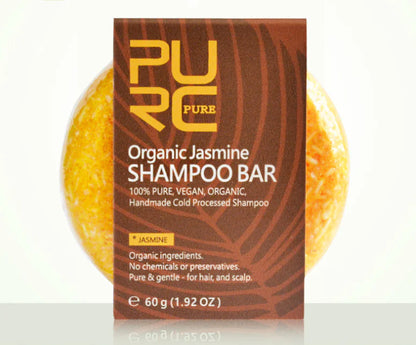 Handmade Herbal Jasmine Solid Shampoo Soap (100% Vegan)