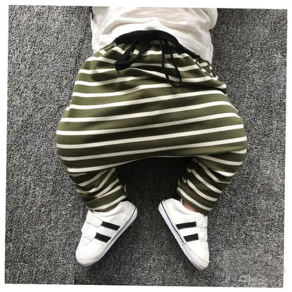 Chic Striped Harem Trousers