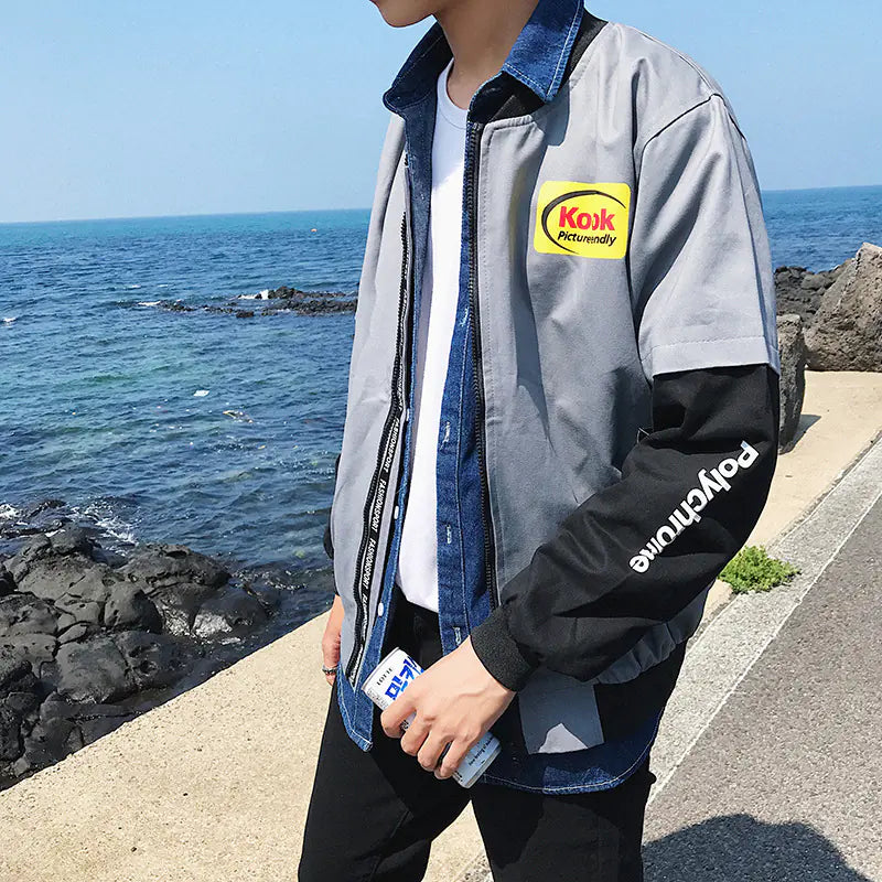 Kodak Letter Baseball Jacket for Men (Casual Wear)