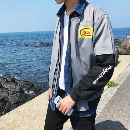 Kodak Letter Baseball Jacket for Men (Casual Wear)