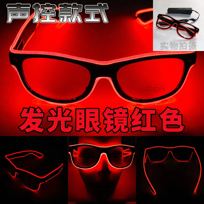 LED Neon Glasses for Music Parties and Events