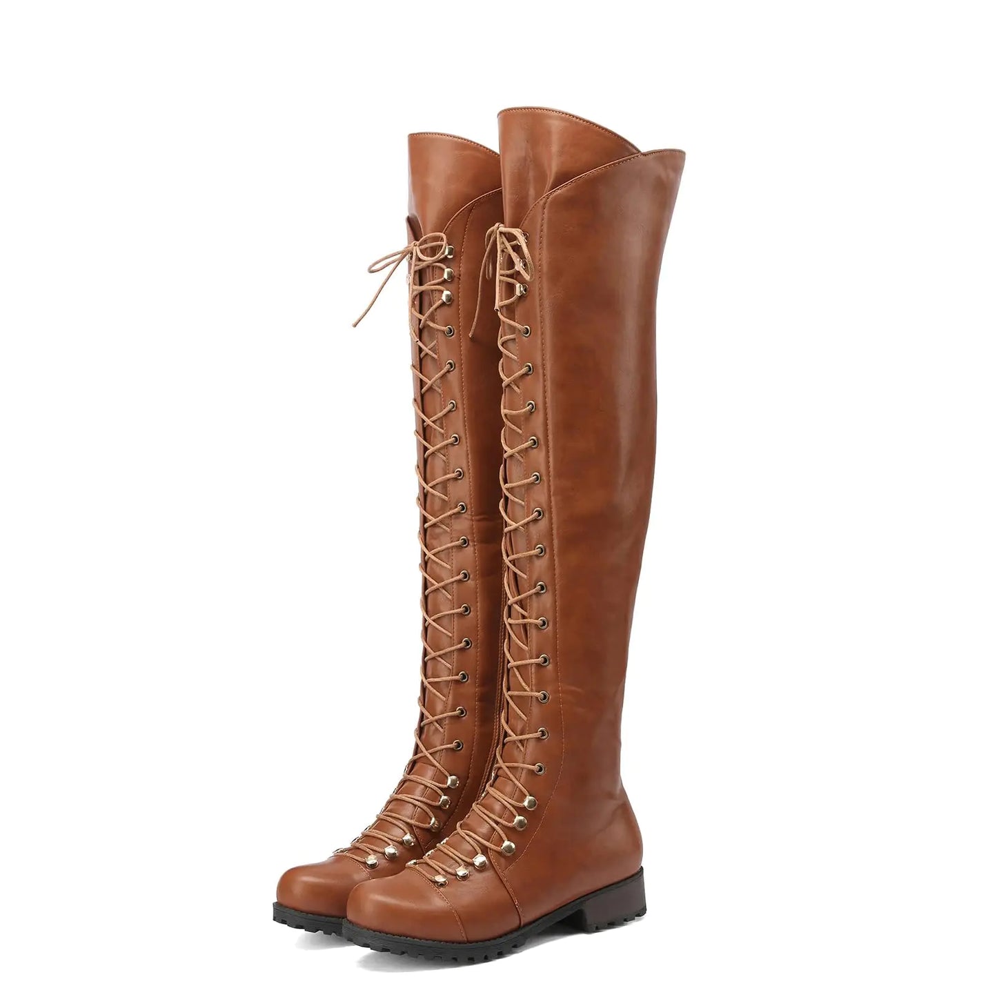 Yishaweiqi Over-The-Knee Flat Riding Boots