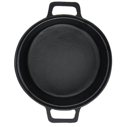Classic 30CM Dual-Handle Cast Iron Soup Pot