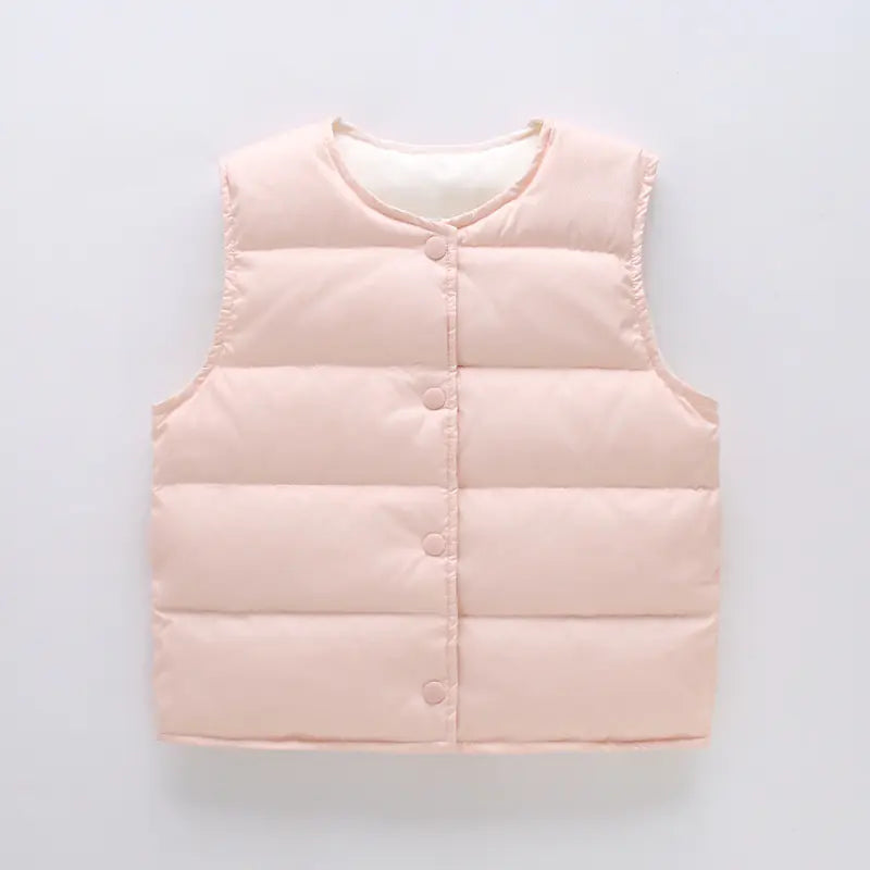 Kids' Lightweight Down Vest for Boys and Girls