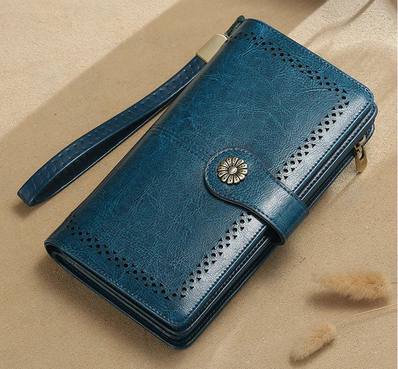 Soft Leather Long Wallet for Ladies