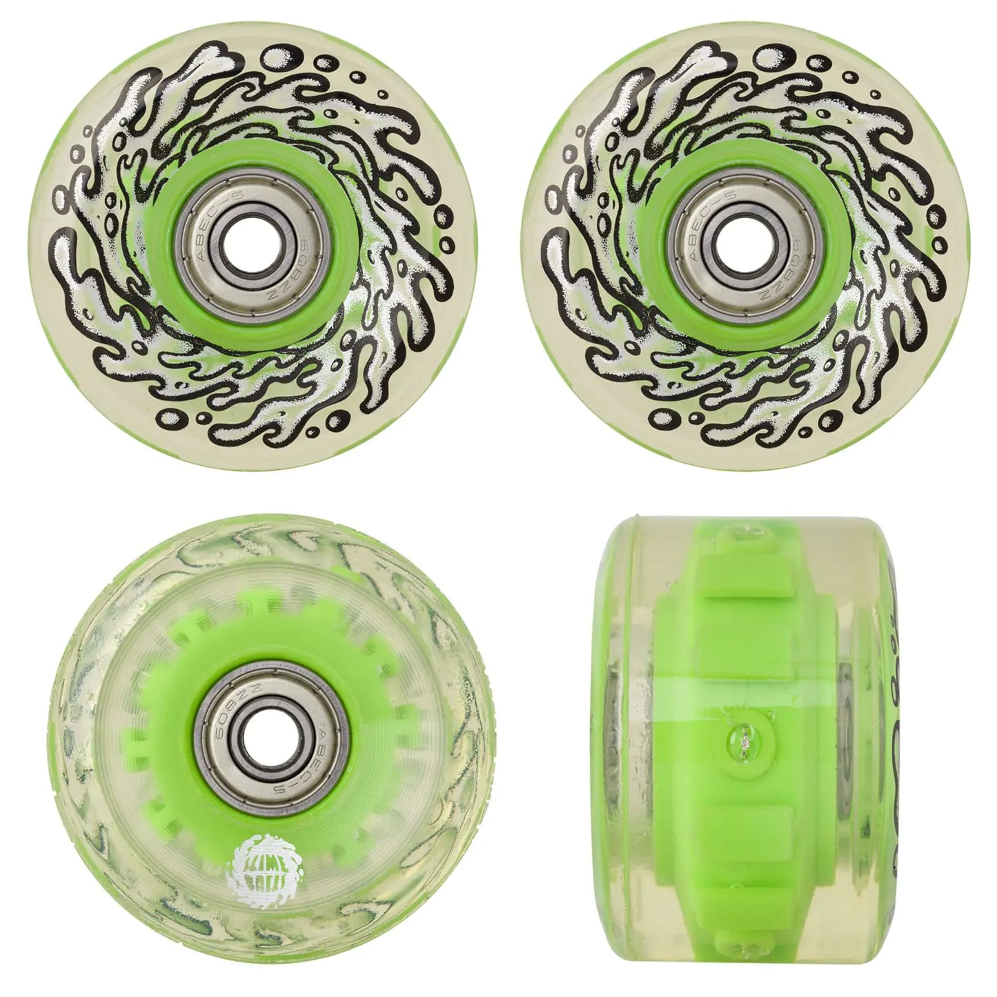 Slime Balls LED Glow Cruiser Wheels 60mm