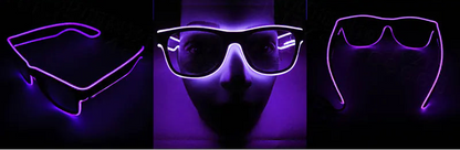 LED Neon Glasses for Music Parties and Events