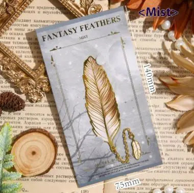 Classic Metal  Feather Bookmark – Elegant Reader's Gift