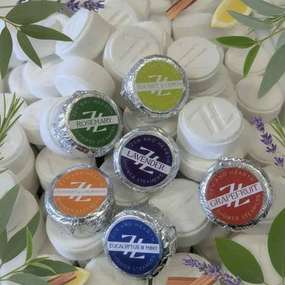 Zen & Hearth Shower Steamers Gift Set for Women – 6 Pack Natural Aromatherapy Shower Bombs for Self-Care and Relaxation