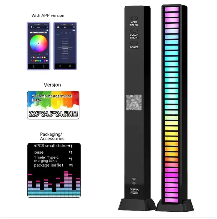 Dual-Sided RGB Sound Reactive Lamp – The Original Era