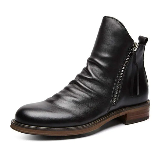 Men's Casual Leather Chelsea Boots