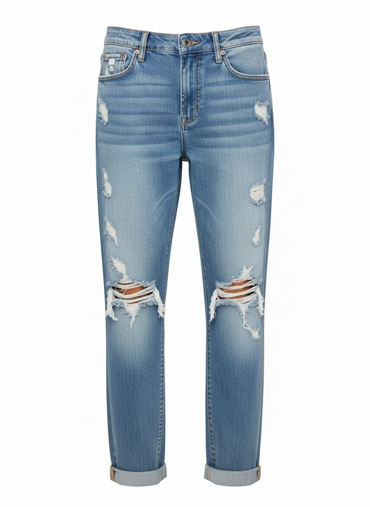 Women's Denim Pants, Ripped Jeans, Low Rise Jeans