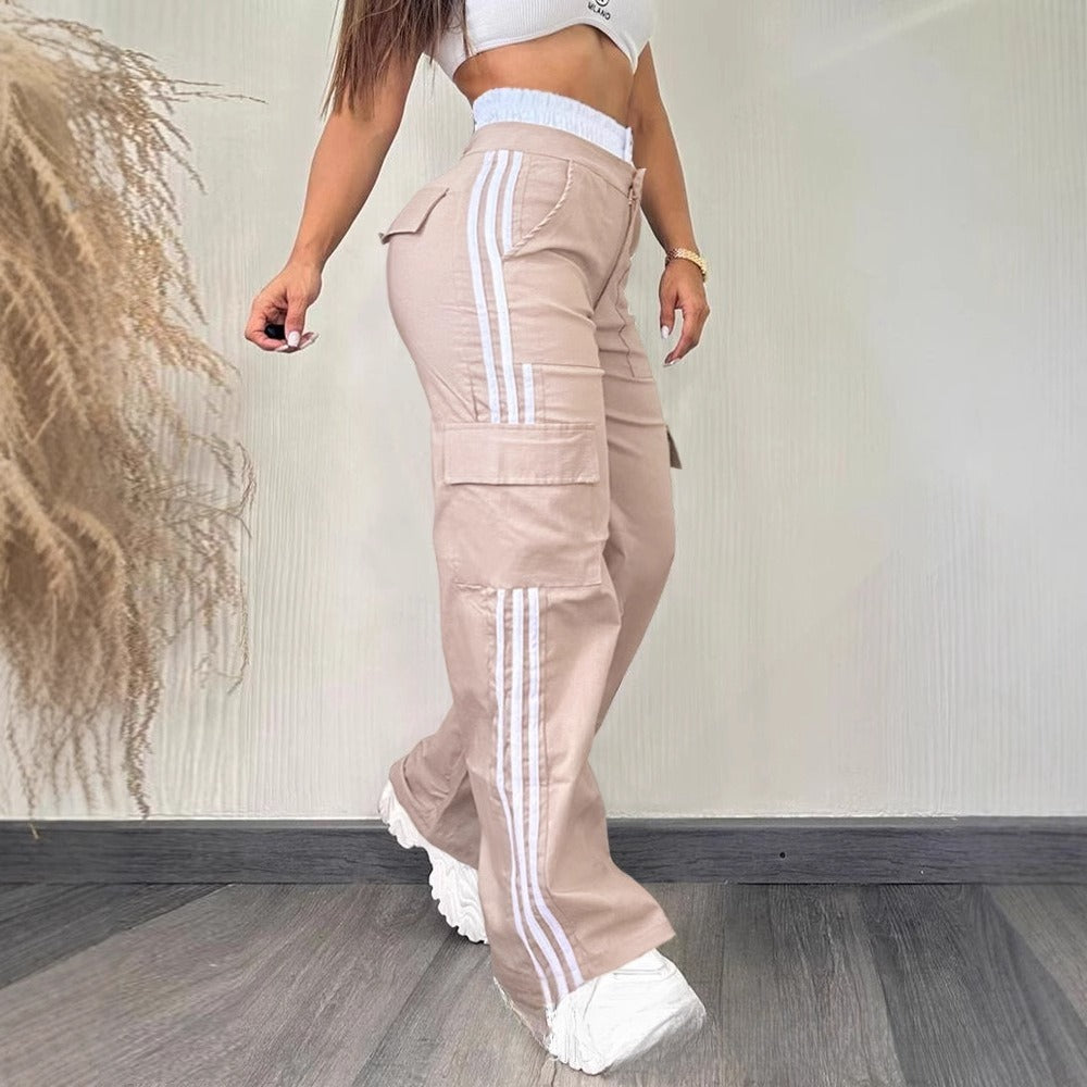 Leisure Sports Wide-leg Overalls