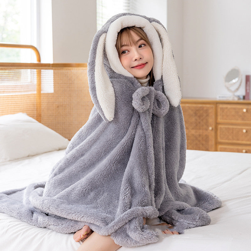 Women's Winter Shawl Blanket Cloak for Warmth