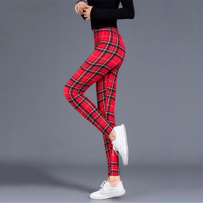 Women's Plaid Leggings Leggings