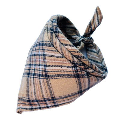 Scottish Plaid Large Baby Bib