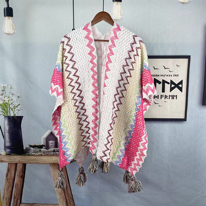 Yunnan Vintage Fringe Travel Shawl