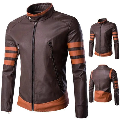 Men's Wolverine Motorcycle Leather Jacket