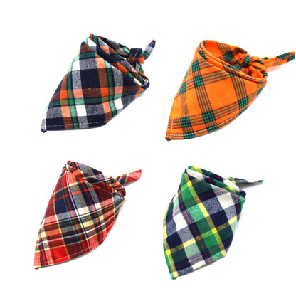 Scottish Plaid Large Baby Bib