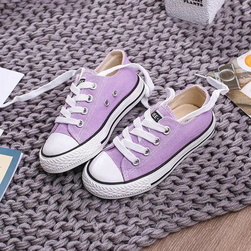Lace-Up White Shoes for Kids