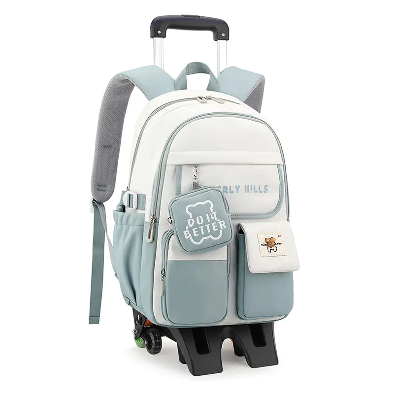 Nature Fish Student Roller Backpack