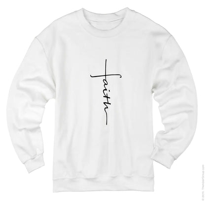 Jesus & Faith Hoodie with Cross Sweater