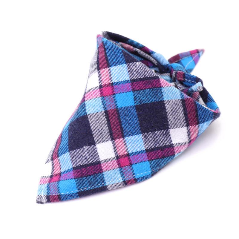 Scottish Plaid Large Baby Bib