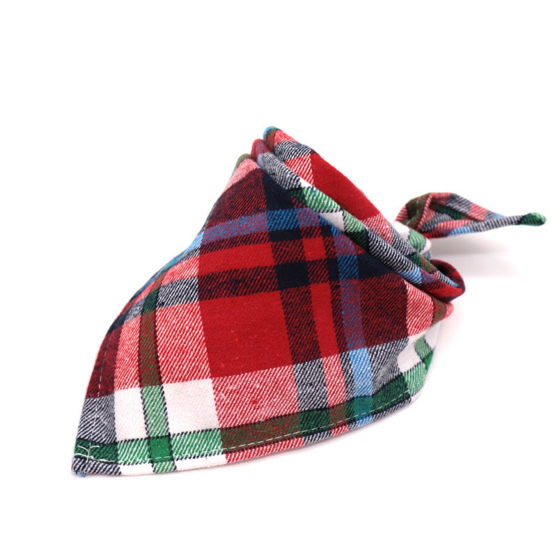 Scottish Plaid Large Baby Bib