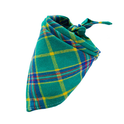 Scottish Plaid Large Baby Bib