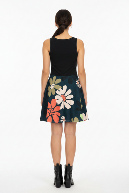 Floral Cotton Skater Dress